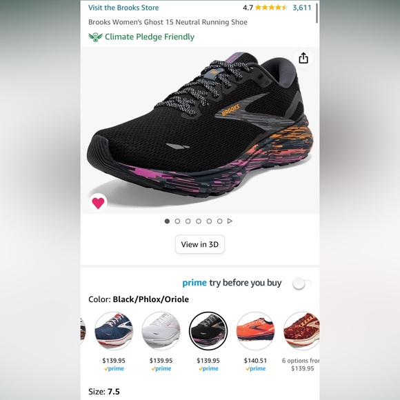 Brooks Women's Ghost 15 Neutral Running Shoe - Picture 2 of 5